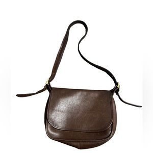 Vintage Coach 1996 Mahogany Leather Patricia's Legacy Shoulder Bag 9951